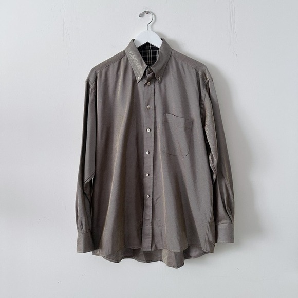 Burberry Men's Striped Button Up Shirt - Picture 1 of 3